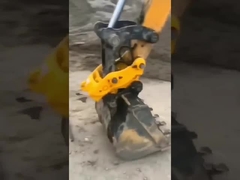 Cat306 tahan lama mini excavator lampiran ember cepat kopling cepat kopling untuk 7ton excavator