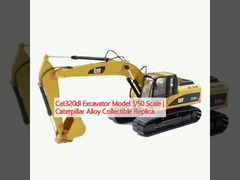 Cat320dl Excavator Model Skala 1/50 Caterpillar Alloy Replika koleksi