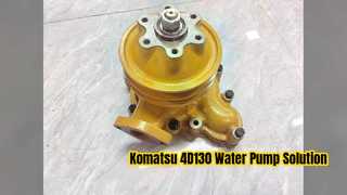Pompa Air Komatsu 4D130 6114 61 1101 Suku Cadang Mesin
