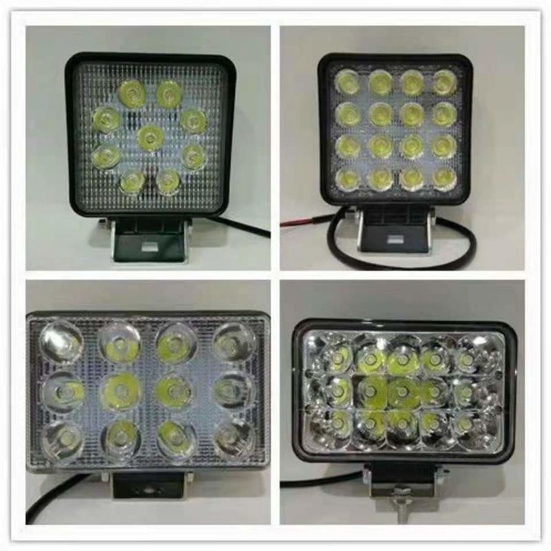 48w Excavators Spare 12V 24V Excavator Work Light Untuk Truk Excavator Otomotif Dan Mobil