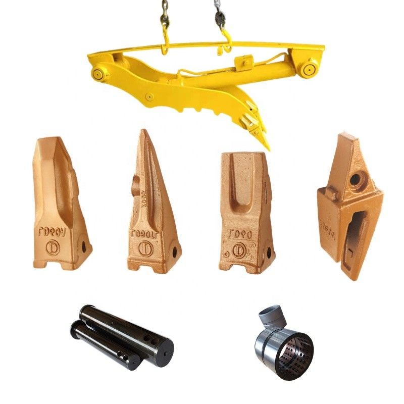 Excavator Bucket Teeth Casting Forging Bucket Tooth Pin Untuk Penggalian Konstruksi