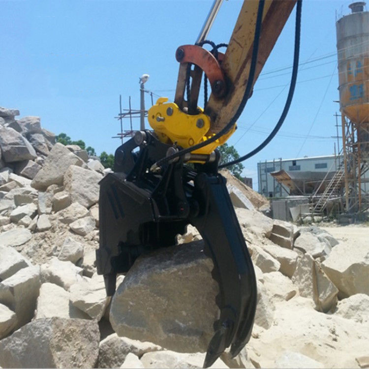 Pemuatan Pengungkapan Excavator Bucket Thumb Clamp Mekanis Mini Big Bucket Thumb Digunakan Untuk DH55