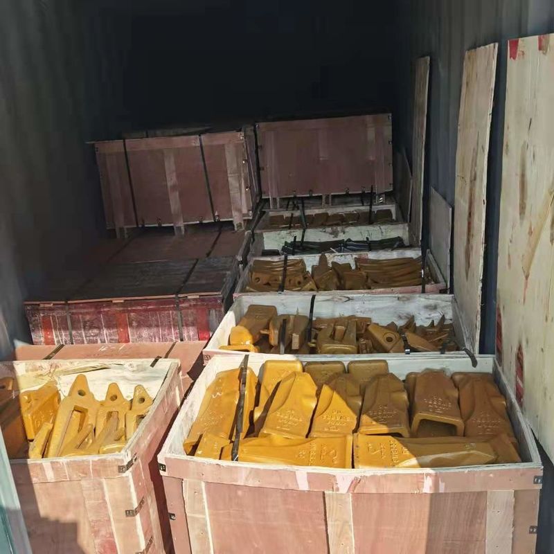 Excavator bucket tooth dan adaptor dan kunci bahan palsu bucket tooth bar bucket tooth pin untuk cat330