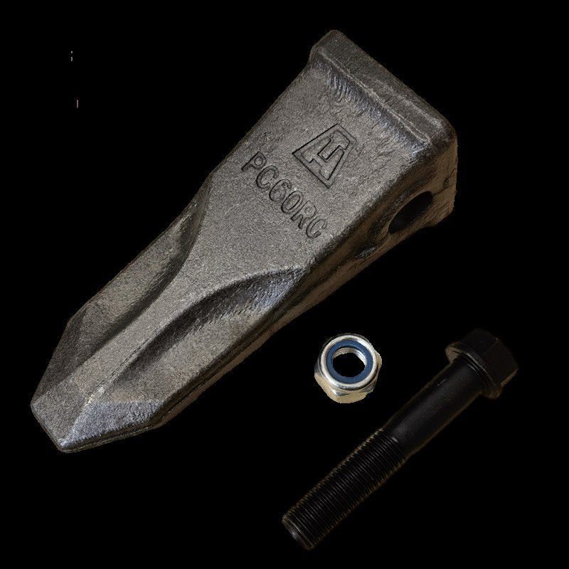 Mempertukarkan Bolt Iron Bucket Teeth PC60 Rock Teeth Untuk Excavator Bucket