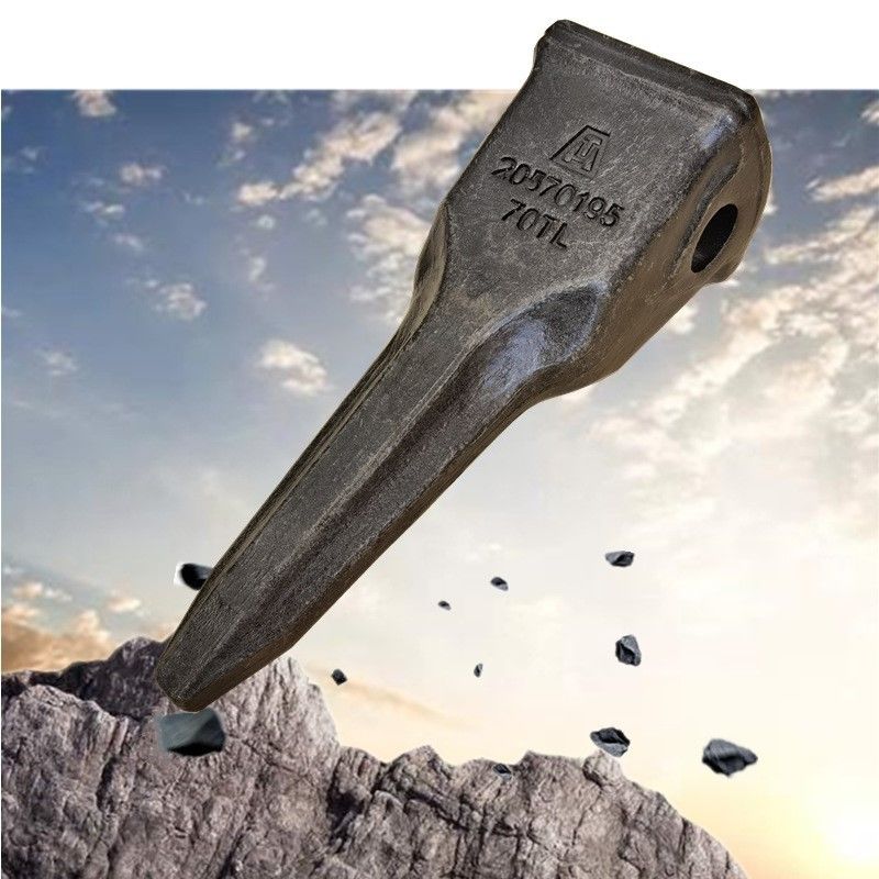 Gigi ember excavator besi tempa kaku PC200 2057019570 Adaptor Gigi ember