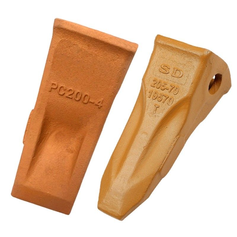 Penggalian tanah Adaptor gigi ember PC 200 Komatsu Excavator suku cadang