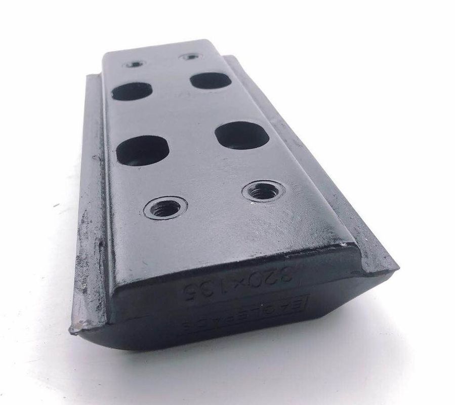 450mm/600mm Bolt-on Rubber Track Pad untuk PC30 PC40 PC45 PC60 PC75 Excavator Rubber Track Shoe Pad
