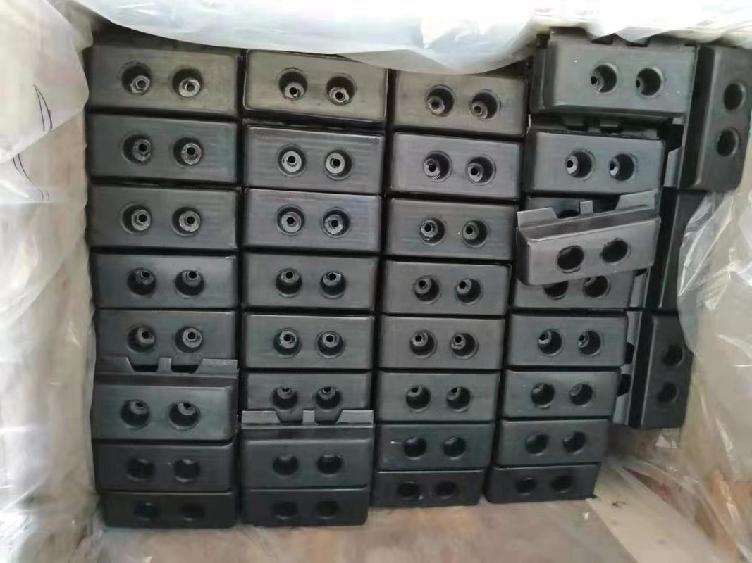 450mm/600mm Bolt-on Rubber Track Pad untuk PC30 PC40 PC45 PC60 PC75 Excavator Rubber Track Shoe Pad