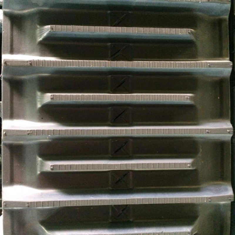 450mm/600mm Bolt-on Rubber Track Pad untuk PC30 PC40 PC45 PC60 PC75 Excavator Rubber Track Shoe Pad