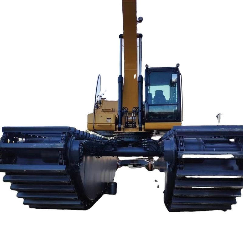 Pontoon Amfibi Terapung yang disesuaikan untuk Mesin Sasis Excavator 320D 320C SY215 PC200