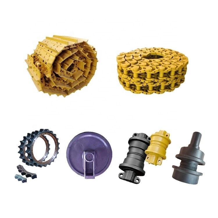 Bagian-bagian excavator dozer front idler 6t-2614 bulldozer pengatur roller idler depan t200 d3g d4d d6 d6h d8r d11n d65 320d 32