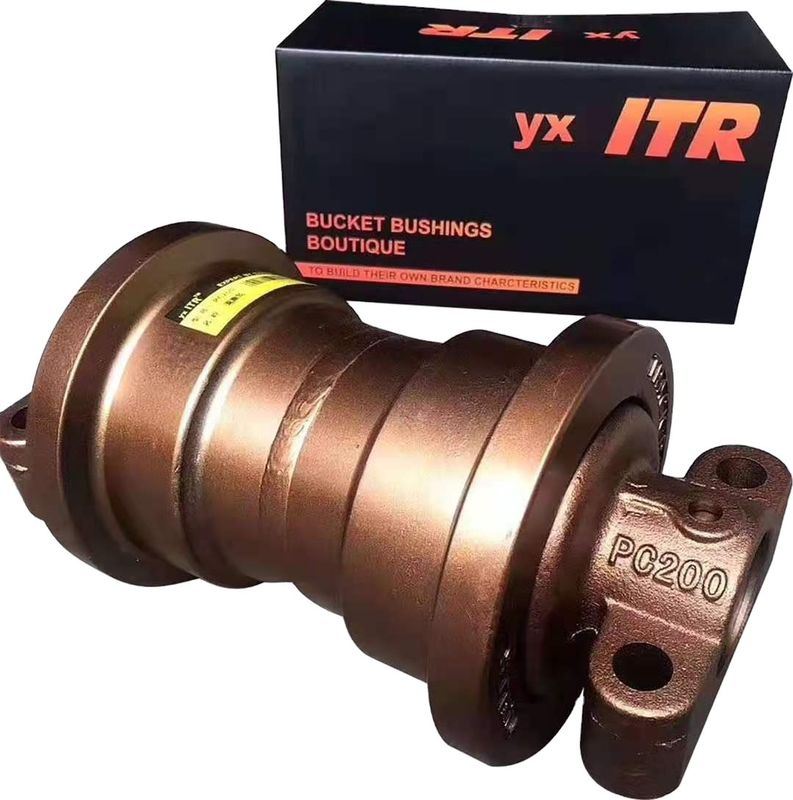 Traktor Dozzer Excavator Chassis Bagian Track Top Roller Bottom Roller Untuk PC100