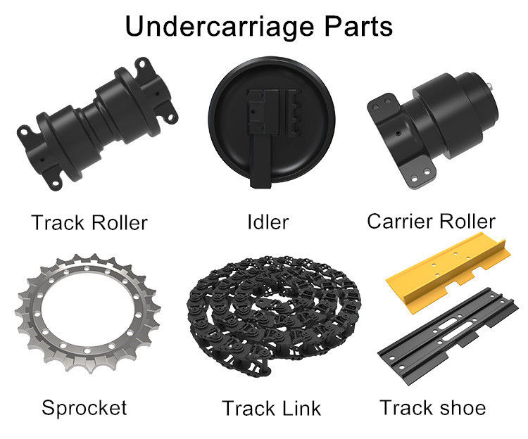 suku cadang mobil mini excavator d50 pc20 pc200 pc400 trek tugas berat roller bawah atas roller assy