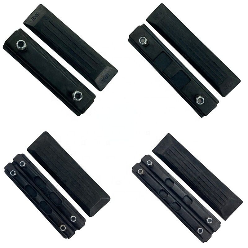 Karet berkualitas tinggi Crawler Excav Track Pad Karet/Board Polyurethane Grousers Sepatu untuk Bagian Undercarriage Excavator