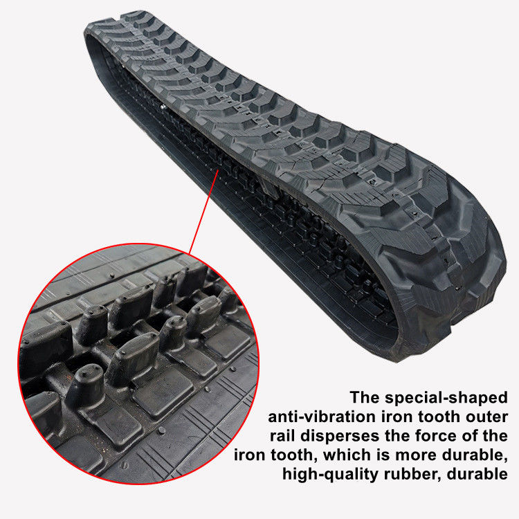 Bagian excavator kualitas khusus murah sistem jalur karet 180x60x37 jalur karet kecil excavator