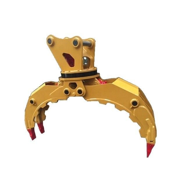 Excavator Hydraulic Grab 360 derajat Rotating Rock Grapple untuk CAT320 330 336