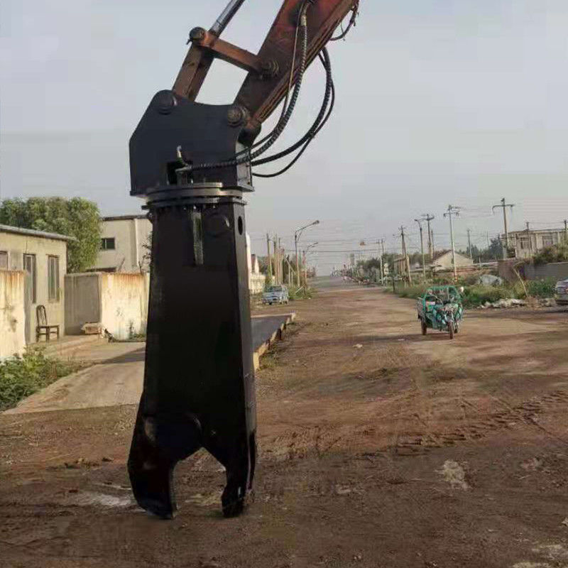 Bangunan limbah baja logam Scrap Mesin penggunting baja Hydraulic Rotating Olecranon Shear Untuk Excavator
