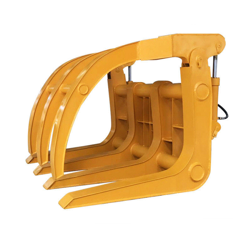 Pabrik Excavator Land Clearing Rakes 1 - 100 Ton Excavator Stick Rake Q345 / NM400