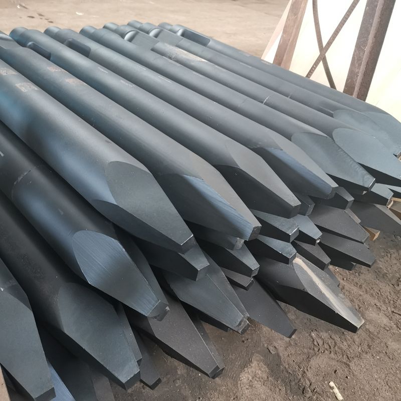 Bagian excavator batu palu pemecah hidraulik tusuk tumpul 68mm mesin pemecah hidraulik tusuk alat jenis wedge 135mm 140mm