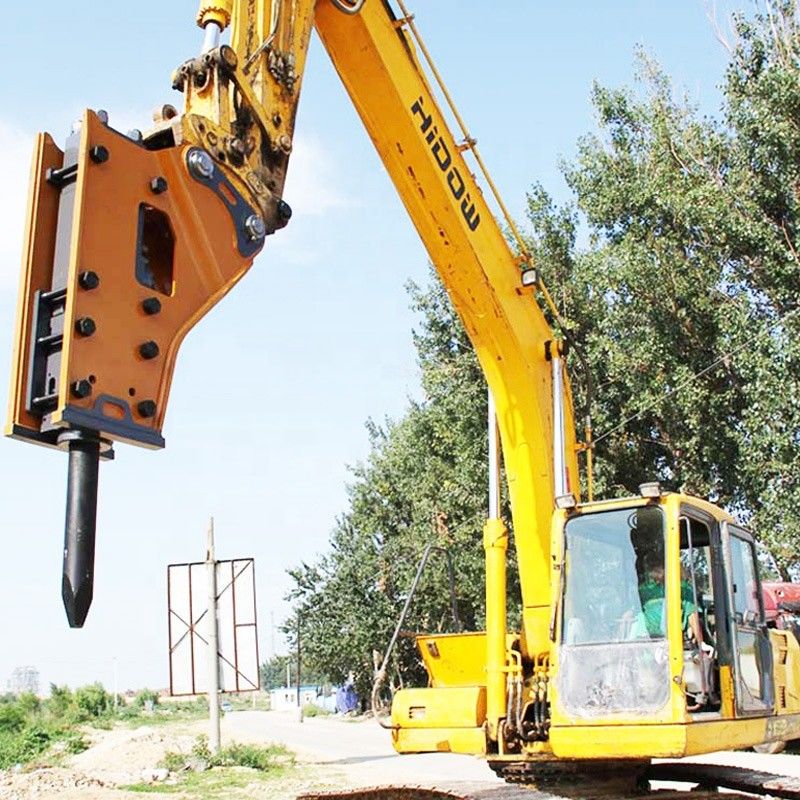 Grosir Diameter68 100 140 185mm Excavator Frekuensi Tinggi Beton Getaran Batu Hydraulic Breaker Mesin Jack Hamm