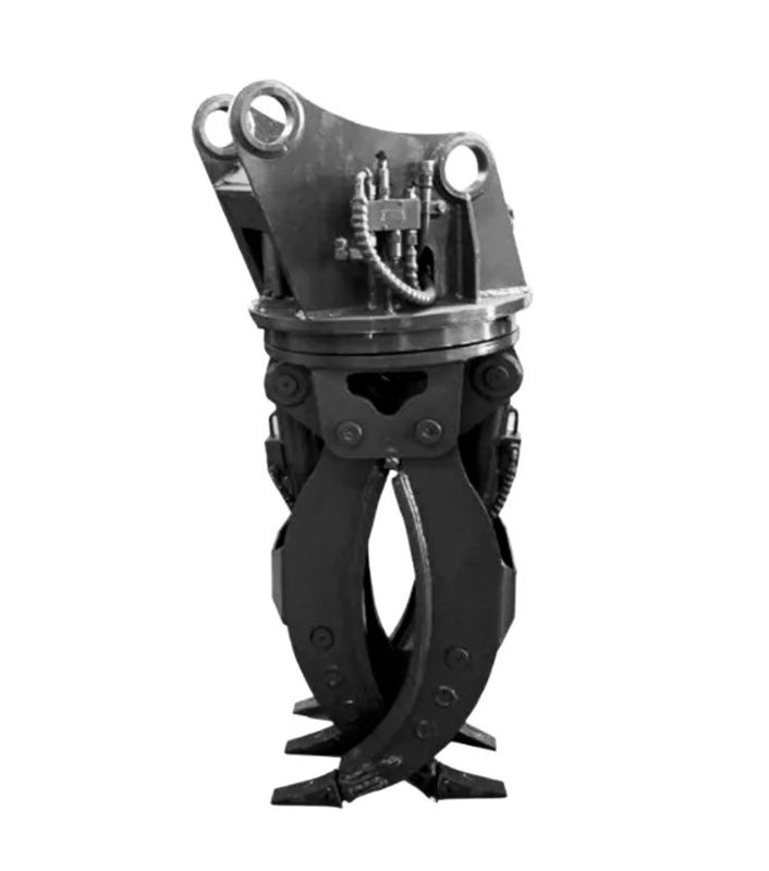 Excavator Grapple Bucket Hydraulic Wood Grapple 360 Log Grab And Stone Excavator Berputar Grapple