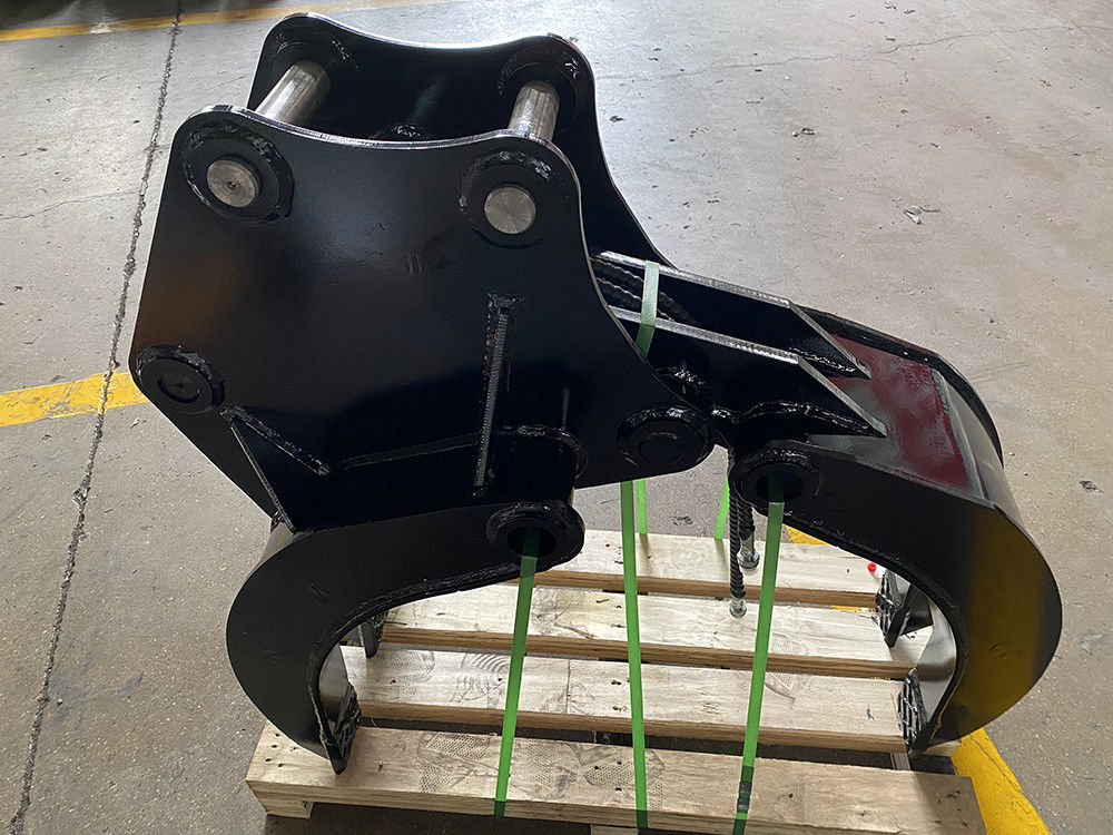 Excavator Grapple Bucket Hydraulic Wood Grapple 360 Log Grab And Stone Excavator Berputar Grapple