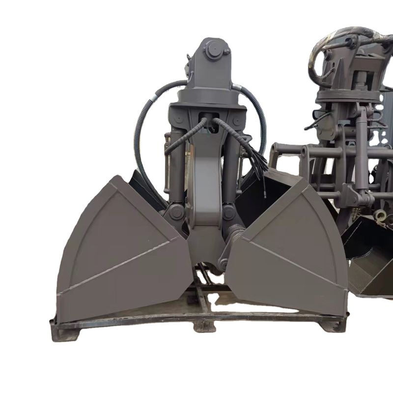 Bangunan Excavator Rock Bucket Crane Clamshell Bucket Q345B Q690B MN 0,5 -1,5M3