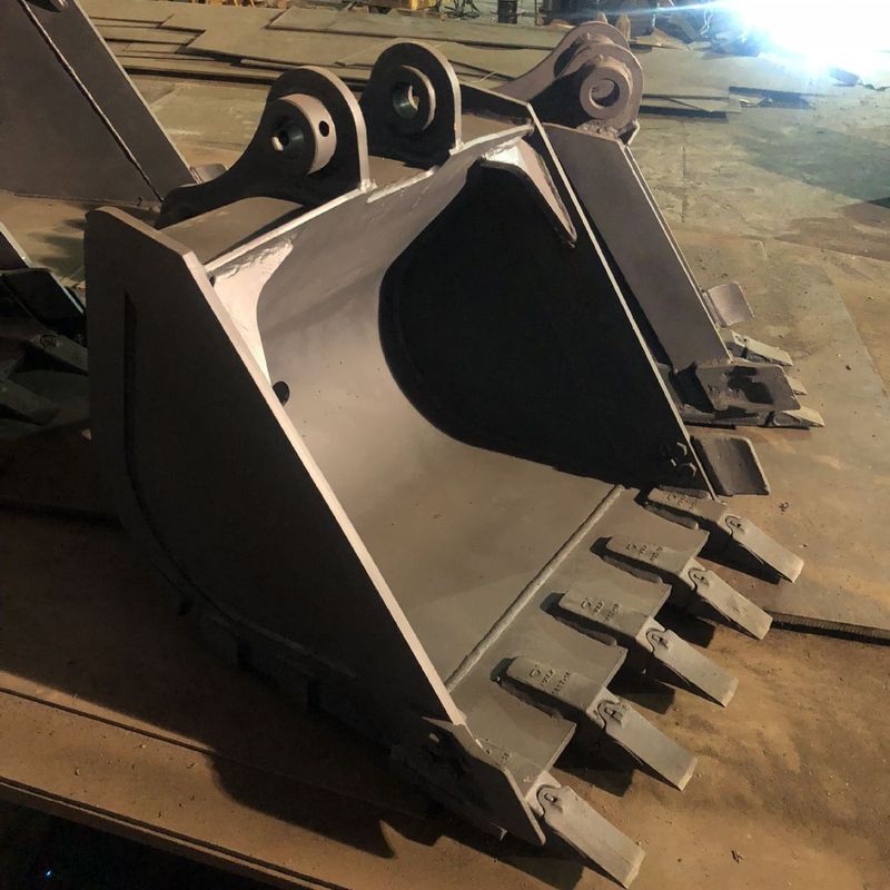EC55B Excavator Rock Bucket Q355B Heavy Duty Excavator Bucket Untuk Menggali Lumpur