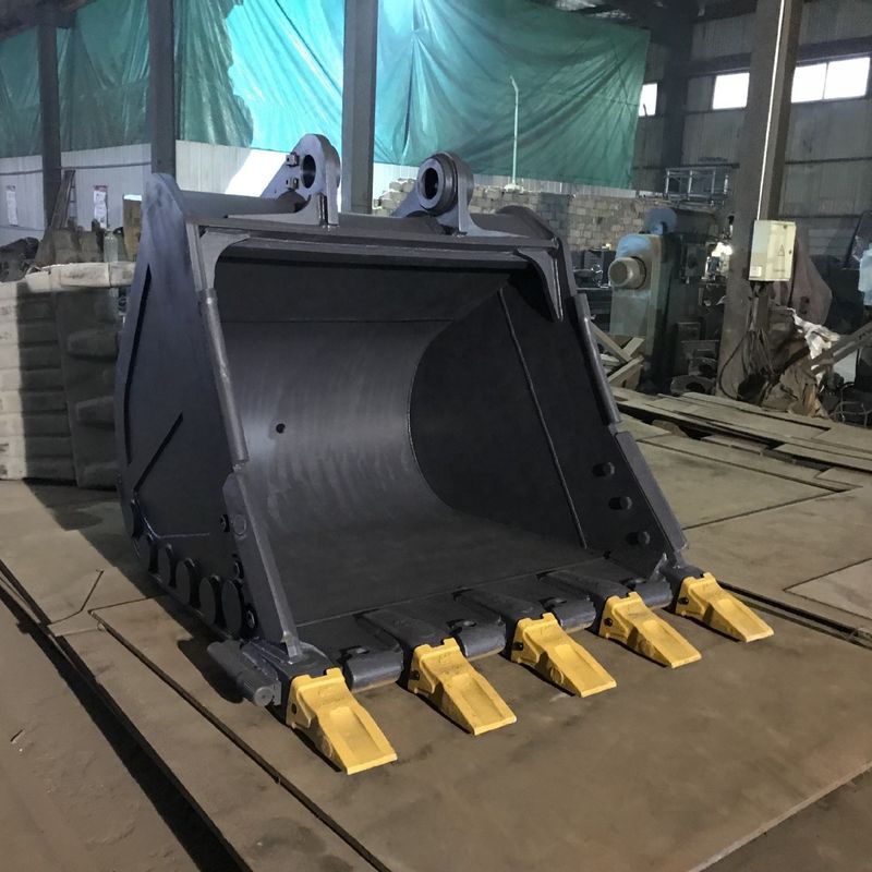 Excavator Heavy Duty Rock Digging Bucket Q355B Untuk 20T - 100T Excavator Backhoe