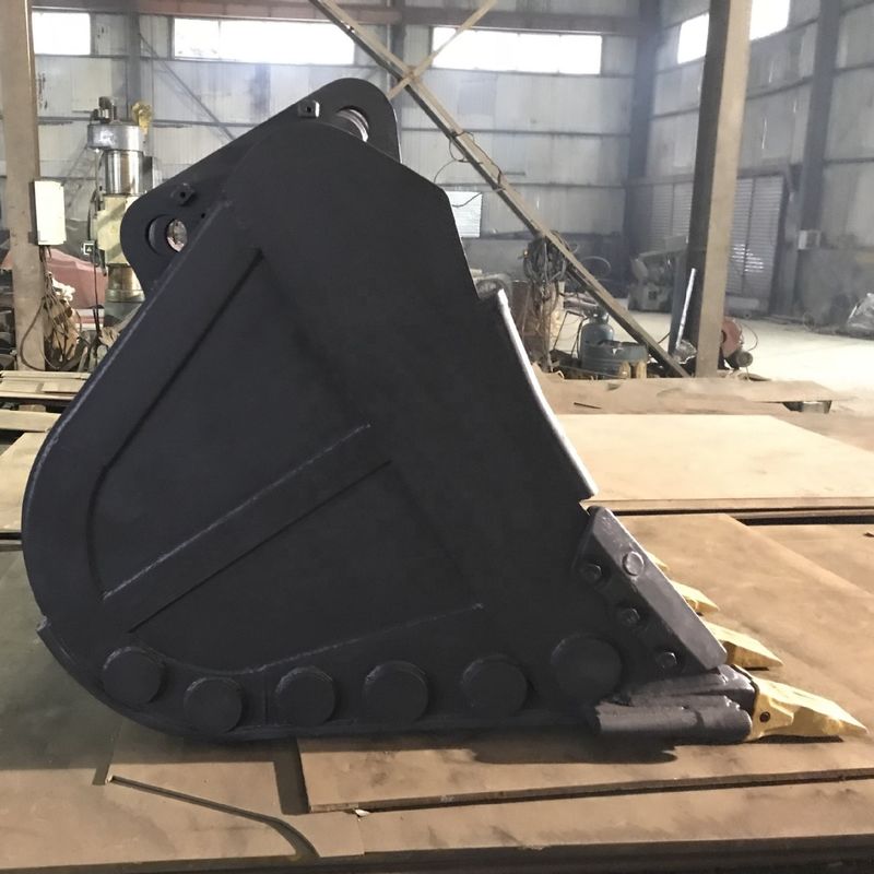 Excavator Heavy Duty Rock Digging Bucket Q355B Untuk 20T - 100T Excavator Backhoe