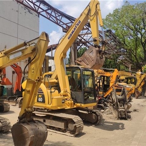 PC58-8 PC60-8 PC70-8 Excavator tangan kedua 6.18 Ton Digunakan Excavator Crawler