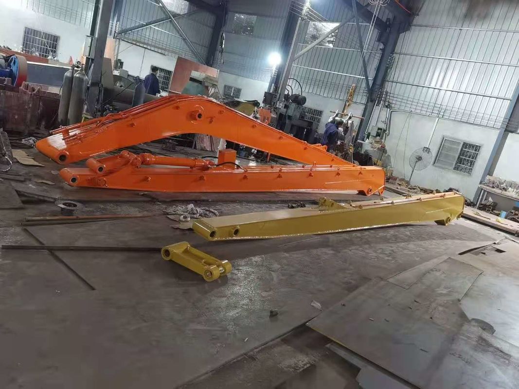 Q355B Q690 Excavator Long Reach Boom Excavator Extension Arm Untuk Pc120 Pc200 Cat 320