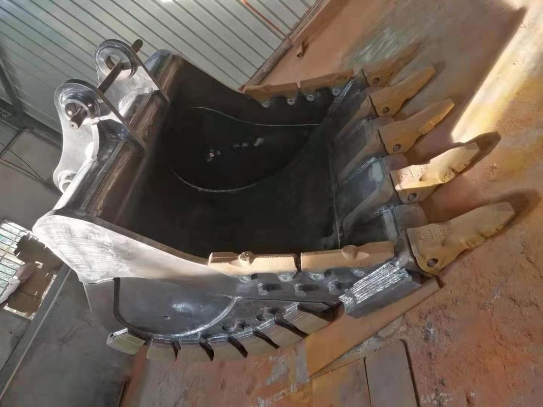 EC55B Excavator Rock Bucket Q355B Heavy Duty Excavator Bucket Untuk Menggali Lumpur