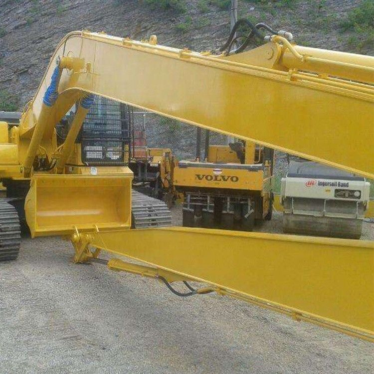 Customized Excavator Boom And Stick Q355B Extension Big Boom Digunakan Untuk Penghancuran Bangunan Excavator