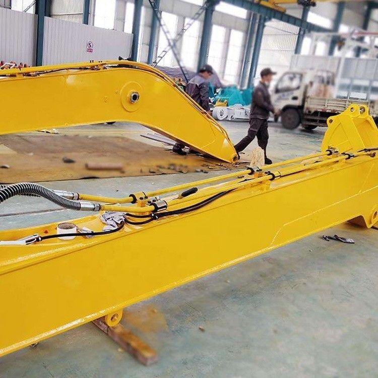 Customized Excavator Boom And Stick Q355B Extension Big Boom Digunakan Untuk Penghancuran Bangunan Excavator