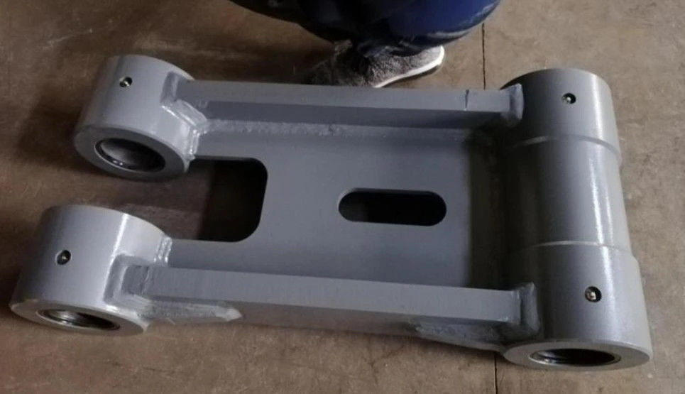ZX200 Excavator Bucket H link 1027222 Peralatan Berat ZX120 ZX330 ZX450 Excavator Bucket Link dengan Bushing 8076541