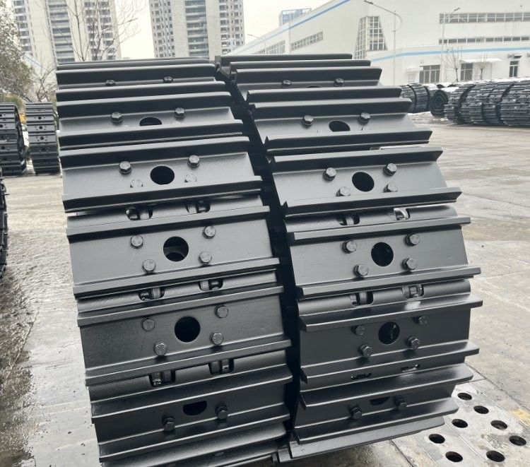 Bagian excavator zx270 suku cadang CAT345 CAT350 CAT450 rantai jalur perakitan bagian kereta bawah tanah jalur link