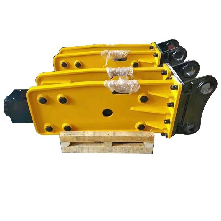 Penghancur Excavator Hydraulic Piling Hammer 75Mm Break Stone Hammer Chisel yang digunakan untuk excavator