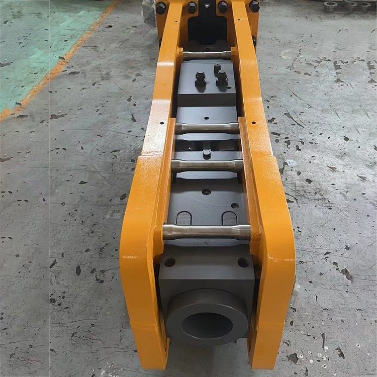 Penghancur Excavator Hydraulic Piling Hammer 75Mm Break Stone Hammer Chisel yang digunakan untuk excavator