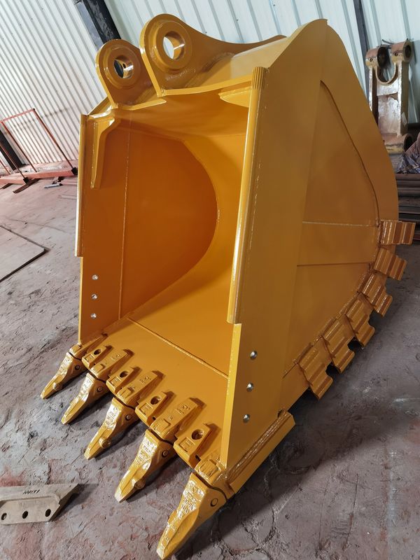 Customized Excavator Heavy Duty Rock Digging Bucket Q355B Untuk 20T - 50T Excavator Backhoe