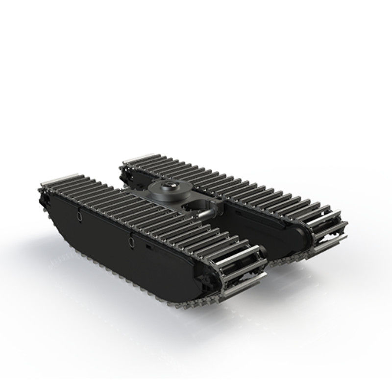 Cuctomized Amphibious Swamp Buggy Excavator Floating Pontoon Q355b Disesuaikan untuk excavator Sy135