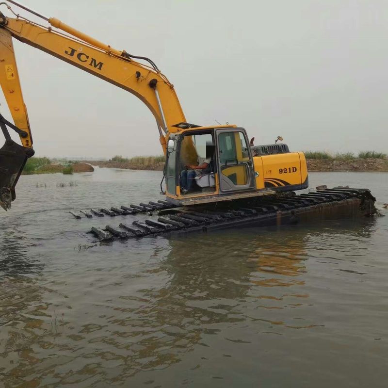Pontoon Amfibi Terapung yang disesuaikan untuk Mesin Sasis Excavator 320D 320C SY215 PC200