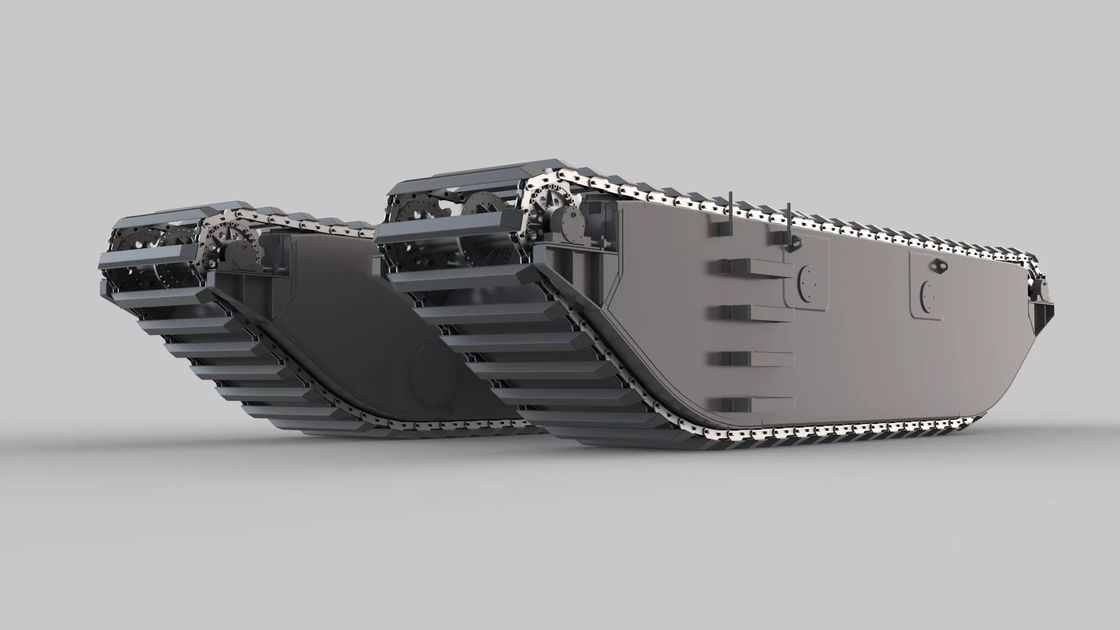 Pontoon Amfibi Terapung yang disesuaikan untuk Mesin Sasis Excavator 320D 320C SY215 PC200