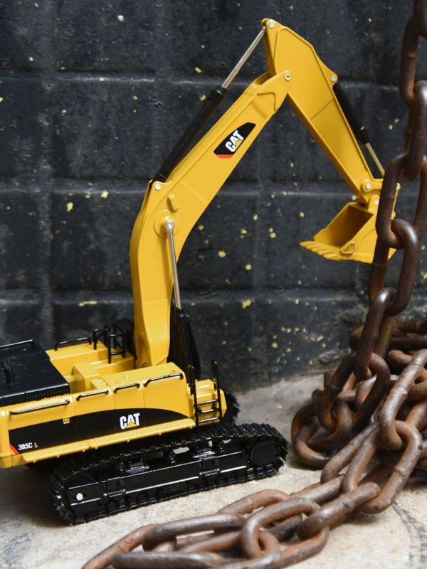 Carter CAT385C model excavator paduan logam teknik tanah simulasi asli ornamen mobil tangan