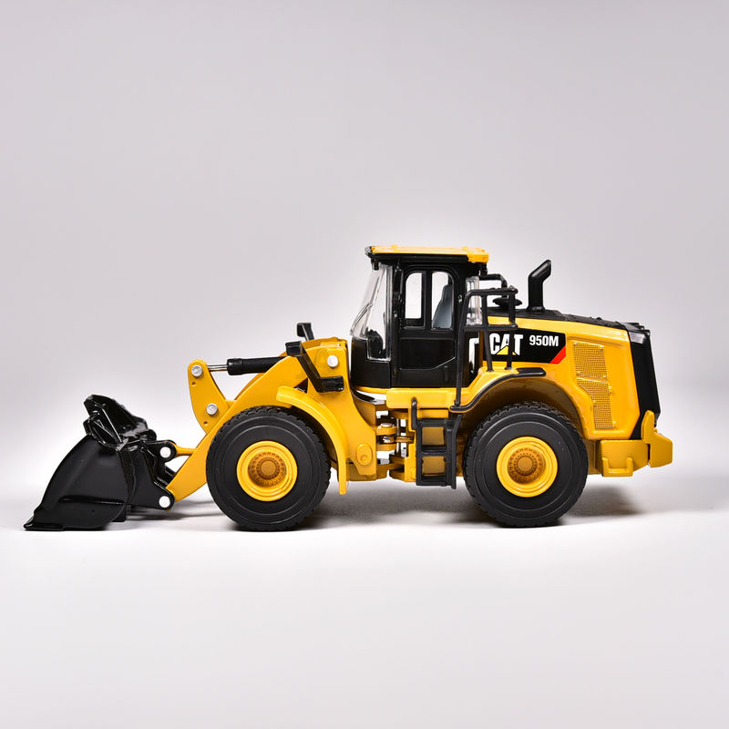 1/64 Skala CAT 950M Wheel Loader Diecast Alloy Model Caterpillar Perhiasan Mainan Konstruksi