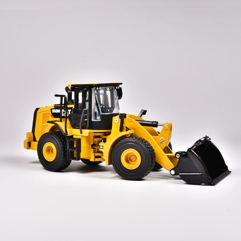 1/64 Skala CAT 950M Wheel Loader Diecast Alloy Model Caterpillar Perhiasan Mainan Konstruksi
