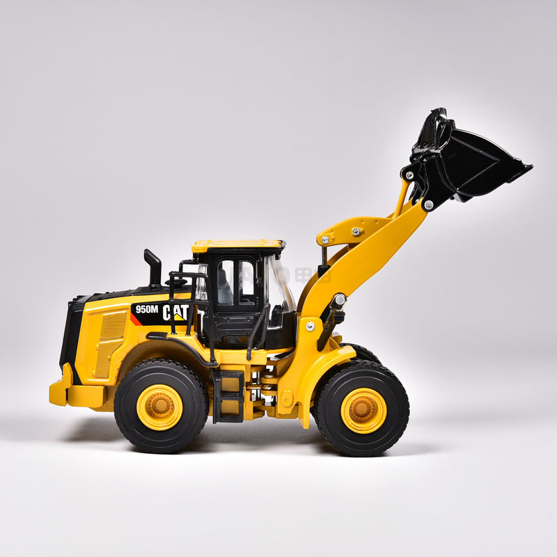 1/64 Skala CAT 950M Wheel Loader Diecast Alloy Model Caterpillar Perhiasan Mainan Konstruksi