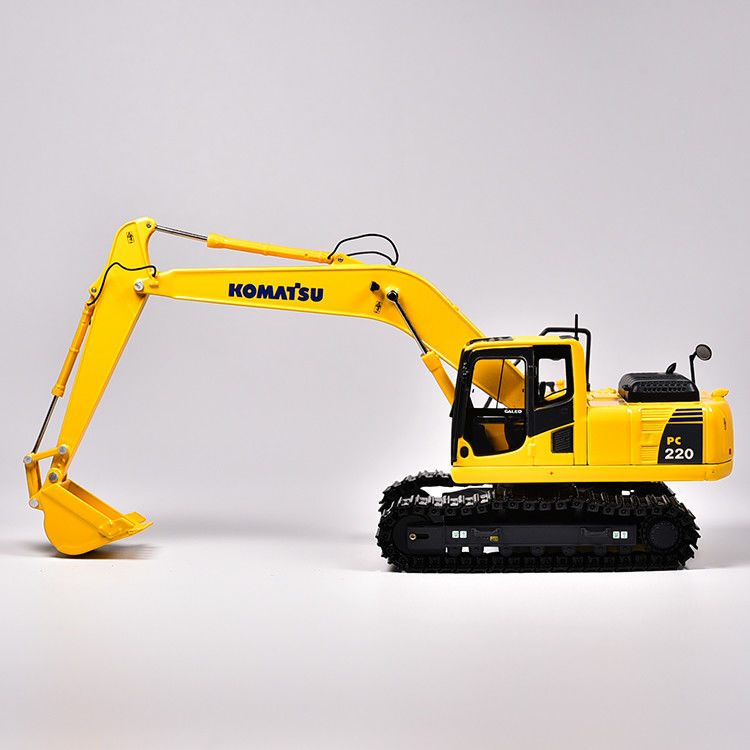 Komatsu PC200 PC220 Die Cast Excavator Model 1/50 Skala Peralatan Berat Mainan Koleksi