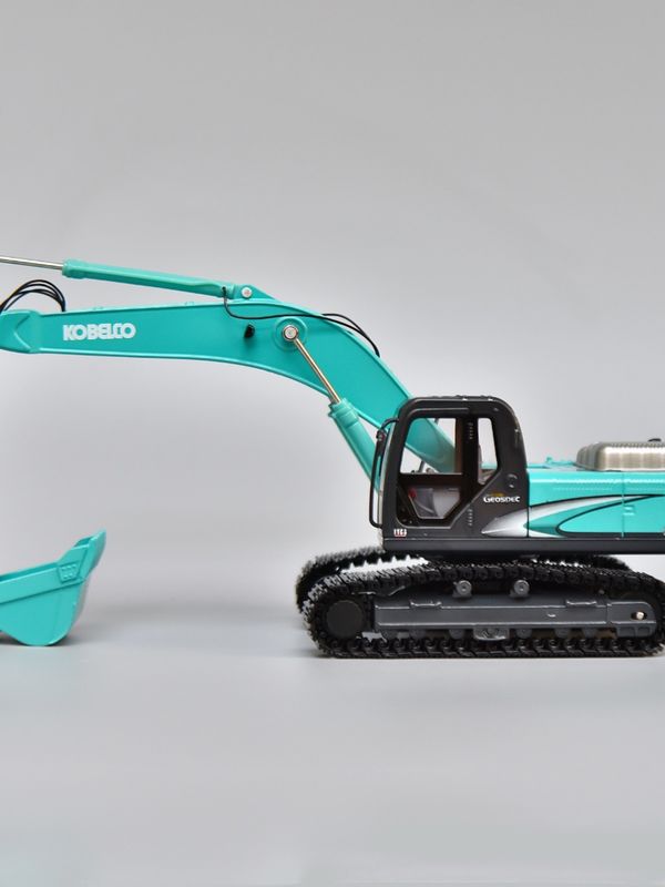 KOBELCO SK330 Aluminium Excavator Model 1/50 Skala Metal Koleksi Dekorasi Mainan