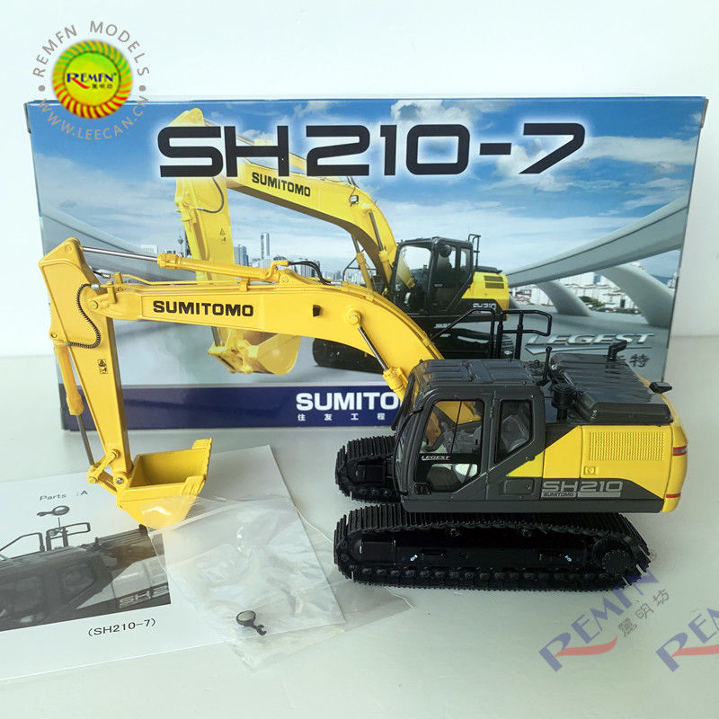 Sumitomo SH210-7 Excavator Alloy Diecast Model 1 50 Skala Kendaraan Konstruksi Koleksi